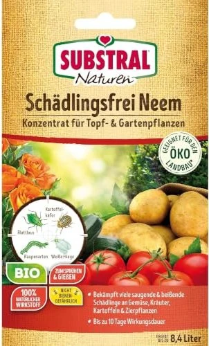 Evergreen Garden Care Substral Naturen Bio Schädlingsfrei Neem Konzentrat, 30ml (4x 7.5ml)