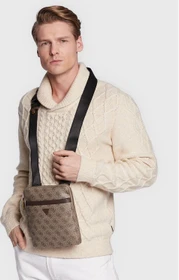 Guess Milano Smart Umhängetasche beige/braun
