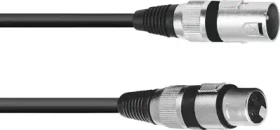 Omnitronic XLR-Kabel schwarz 1.0m