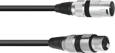 Omnitronic XLR-Kabel schwarz 1.0m