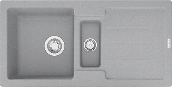 Franke Strata STG 651-86 Einbau Becken reversibel mit Ablauffernbedienung steingrau