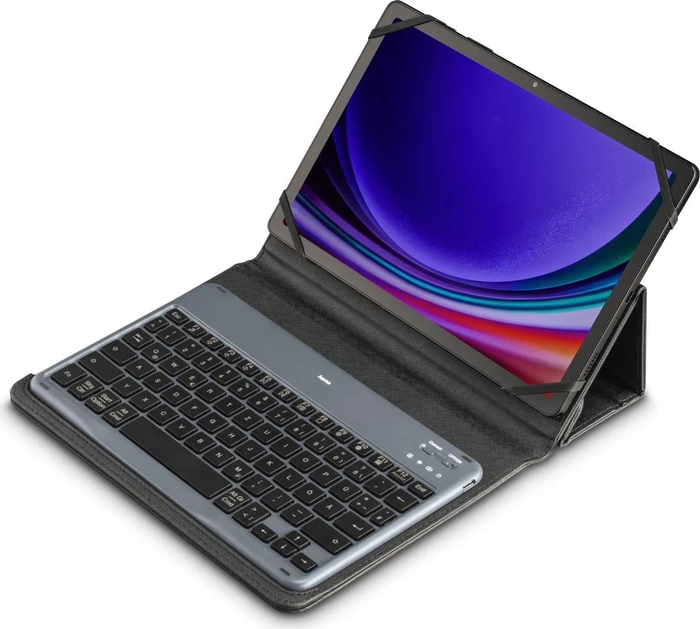 Hama Travel 500 Tablet-Tastatur, schwarz, mit Schutzhülle für 7"-11" Tablets, Bluetooth, DE