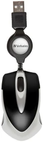 Verbatim Go Mini Optical Travel Mouse schwarz, USB (49020)