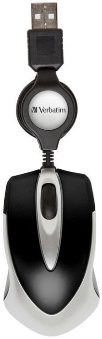 Verbatim Go Mini Optical Travel Mouse schwarz, USB