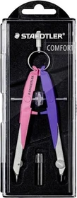 Staedtler Mars comfort 556 Präzisions-Geometriezirkel, neonpink/violett, Klappdeckeletui