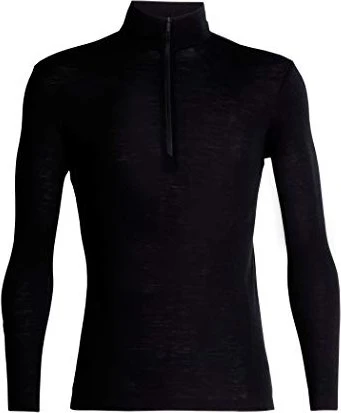 Icebreaker Merino 175 Everyday Half Zip Funktionsshirt langarm schwarz (Herren)