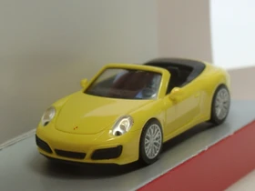 Herpa Porsche 911 Carrera 4S Cabrio racinggelb