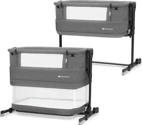 Kinderkraft Neste Grow Beistellbett grau