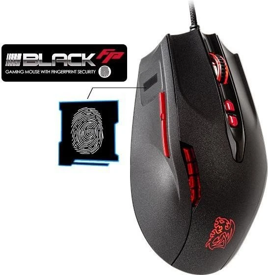 Tt esports Black FP Security Gaming Mouse, USB