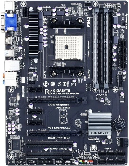 GIGABYTE GA-F2A85X-D3H (AMD FM2)