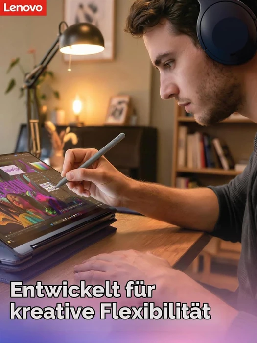 Lenovo Yoga Pen 2 with Pen Case, Luna Grey