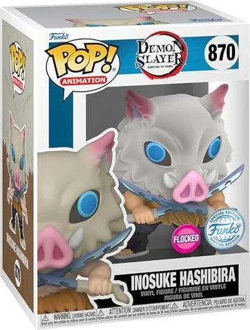 FunKo Pop! Animation - Demon Slayer - Inosuke Hashibira (Flocked)