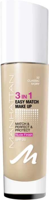 Manhattan 3in1 Easy Match Make-up, 30ml