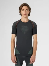 UYN Evolutyon Funktionsshirt kurzarm charcoal/green/orange shiny (Herren)
