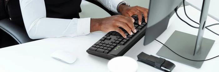 KeySonic KSK-8008U-IP IPX7 Keyboard, schwarz, USB, DE