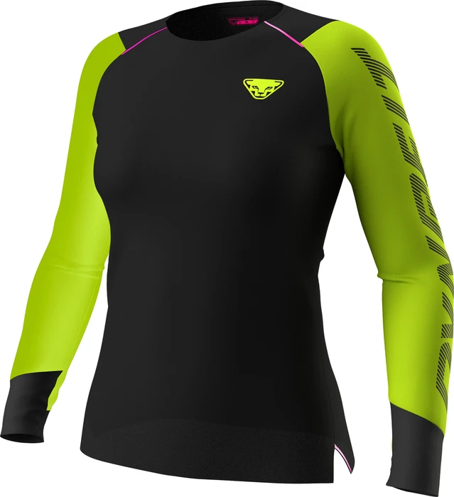 Dynafit DNA Laufshirt langarm ultra yellow (Damen)