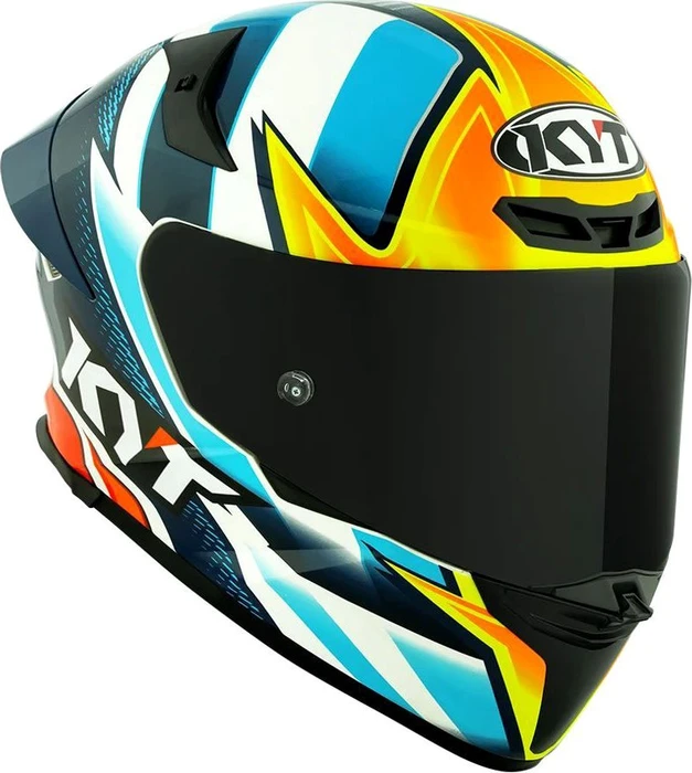 KYT TT-Revo Tati Replica weiß/blau/gelb