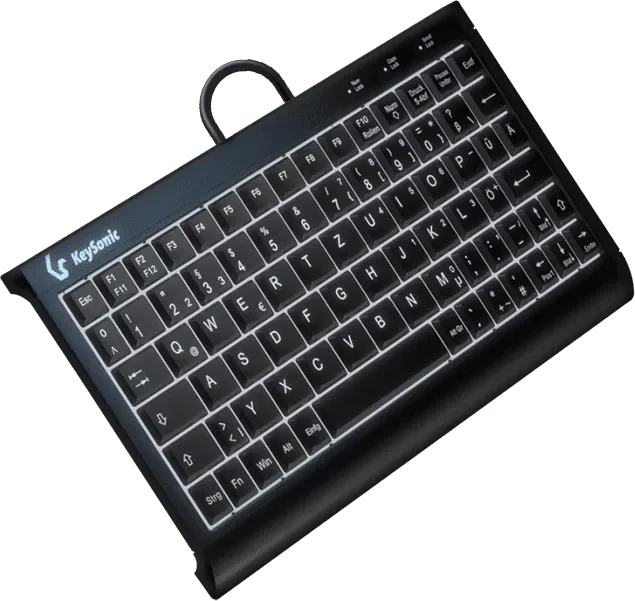 KeySonic KSK-3011ELC, schwarz, USB, DE