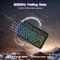 Attack Shark X82PRO HE Magnetic 75%, schwarz mit Kontur, LEDs RGB, Outemu White Jade Magnetic, USB/Bluetooth, US Vorschaubild