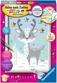 Ravensburger Malen nach Zahlen Niedlicher Hirsch