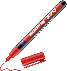 edding 370 Permanentmarker rot