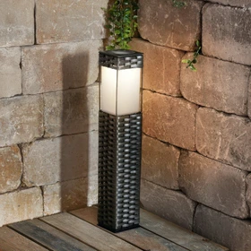 esotec Rattan Solar Wegeleuchte