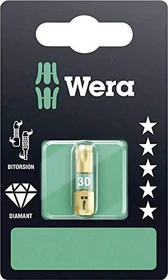 Wera 867/1 BDC SB Torx Bit 1/4", T30x25mm, 1 Stück