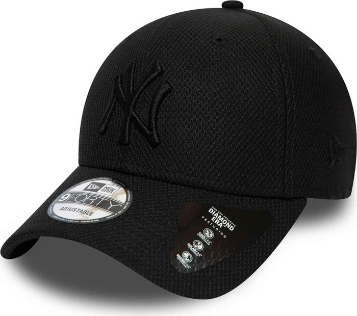 New Era 9FORTY New York Yankees Diamond Era Kappe schwarz