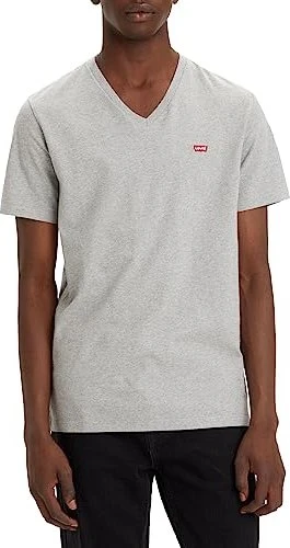 Levi's Original Housemark V-Neck T-Shirt kurzarm mid tone/grey heather (Herren)