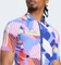 adidas Essentials 3-Streifen Pattern Clash Trikot kurzarm dark blue/lucid blue (Herren) Vorschaubild