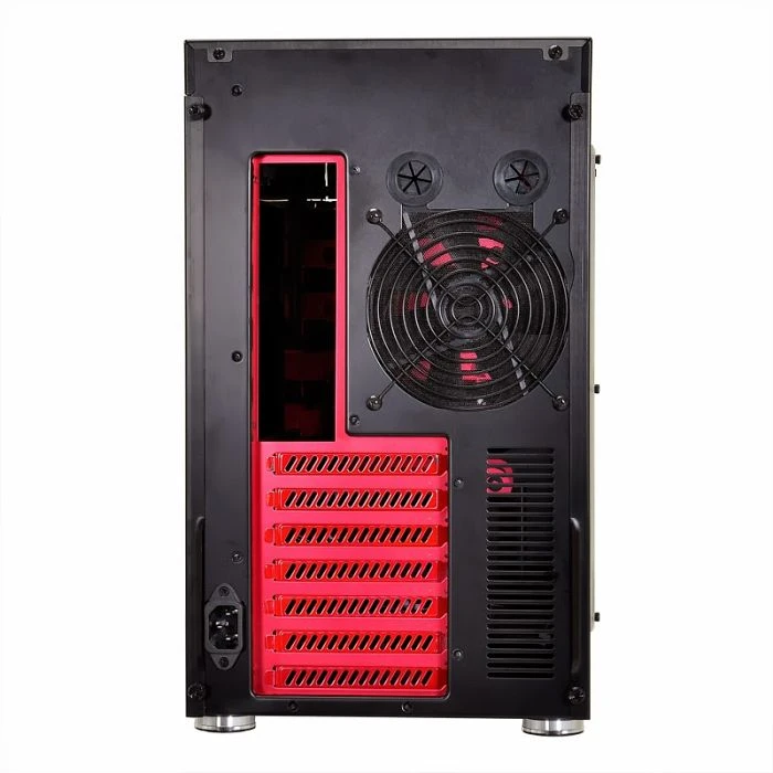 Lian Li PC-A51WRX schwarz/rot, Acrylfenster