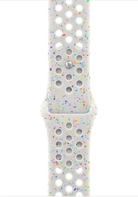 Apple Nike Sportarmband M/L für Apple Watch 45mm Pure Platinum