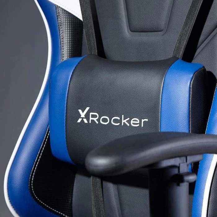 X Rocker Agility Esports Gamingstuhl, blau/schwarz