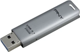 PNY Elite Steel 3.1 256GB, USB-A, USB 3.2 Gen 1×1