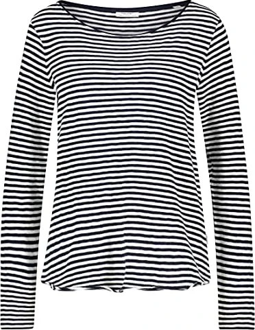 Marc O'Polo Longsleeve aus Organic Cotton Shirt langarm dark blue (Damen)