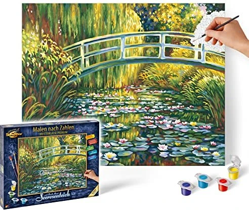 Schipper Arts & Crafts Malen nach Zahlen Seerosenteich