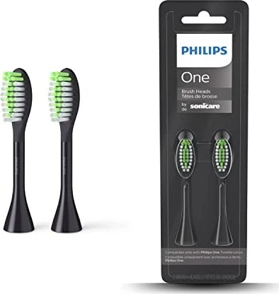 Philips BH1022/06 One by Sonicare Ersatzbürste shadow, 2 Stück