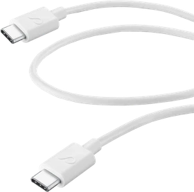 Cellularline Power Cable USB-C to USB-C 0.6m weiß