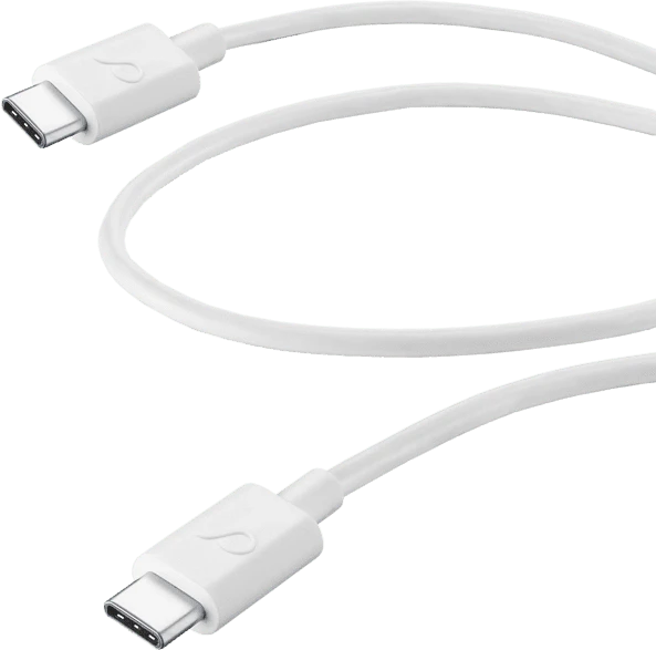 Cellularline Power Cable USB-C to USB-C 0.6m weiß