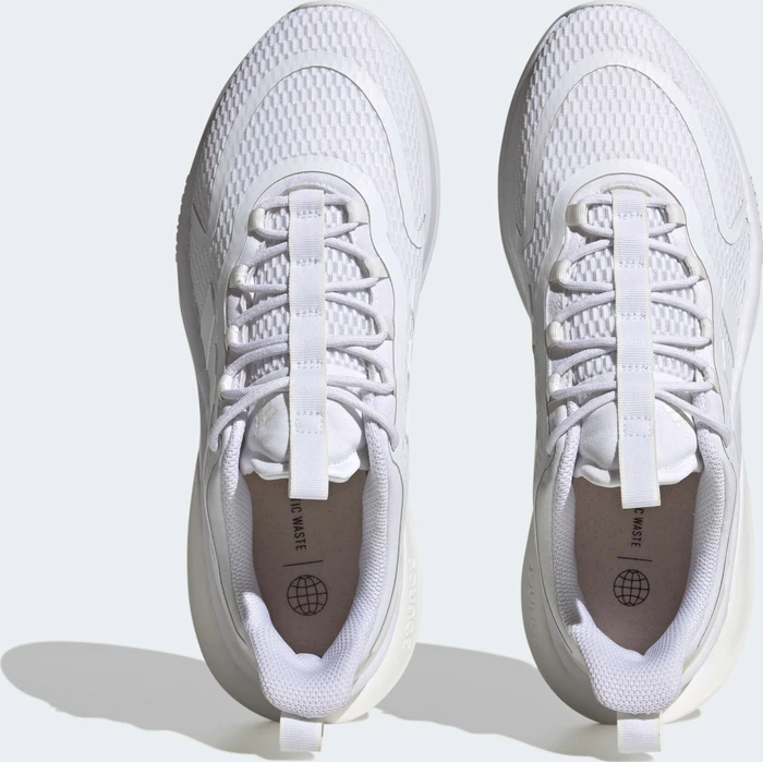 adidas Alphabounce+ Sustainable Bounce cloud white/core white (Herren)
