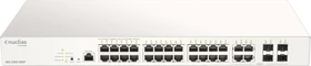 D-Link Nuclias DBS-2000 Rackmount Gigabit Managed Switch, 24x RJ-45, 4x RJ-45/SFP, 370W PoE+ (DBS-2000-28MP)