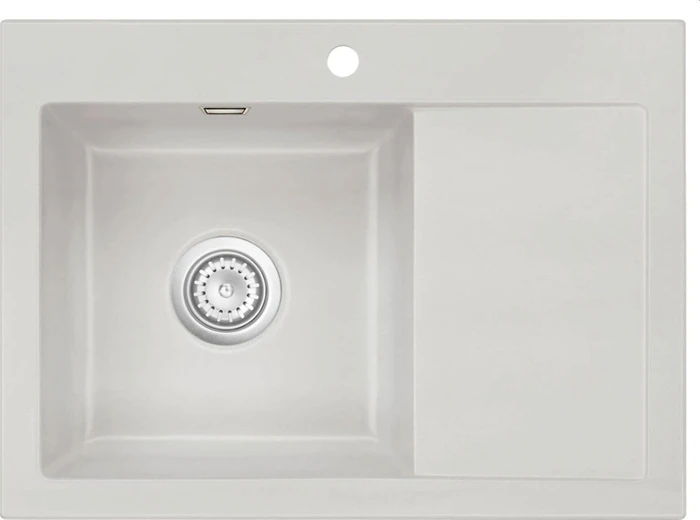 systemceram Mera 70 Einbau Becken links alu