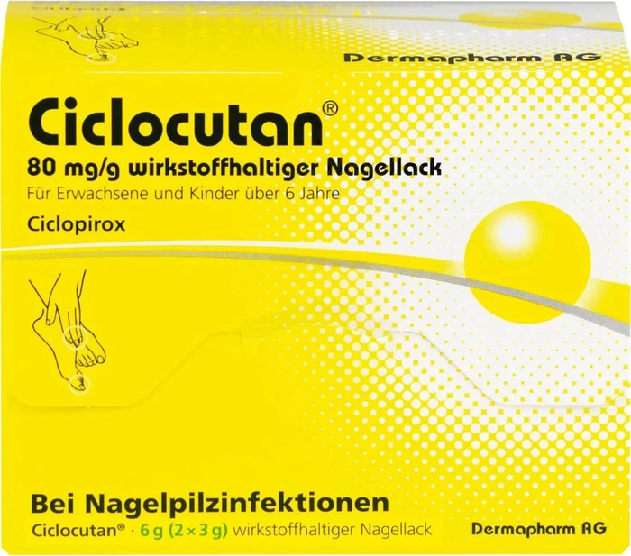 Ciclocutan 80mg/g Nagellack, 6g