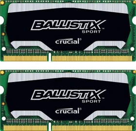 Crucial Ballistix Sport SO-DIMM 16GB Kit, DDR3L-1866, CL10-10-10-30