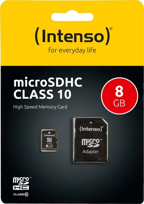 Intenso R20/W12 8GB Kit, Class 10