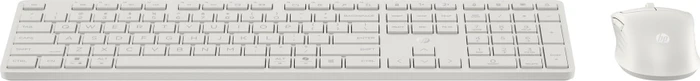 HP 490C Dual-Mode Keyboard and Mouse Combo, weiß, USB/Bluetooth, DE