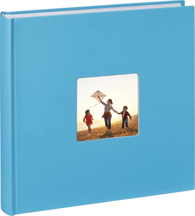 Hama Jumbo Fotoalbum, 30x30, 100 weiße Seiten, Fine Art blau