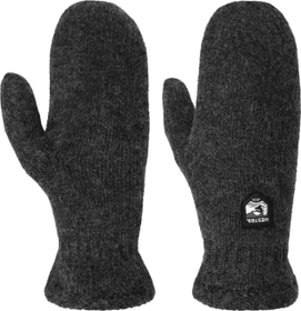 Hestra Basic Wool Mitt Handschuhe charcoal