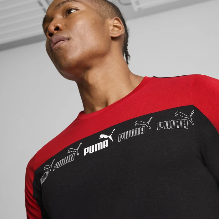 Puma Around The Block T-Shirt kurzarm for all time red (Herren)
