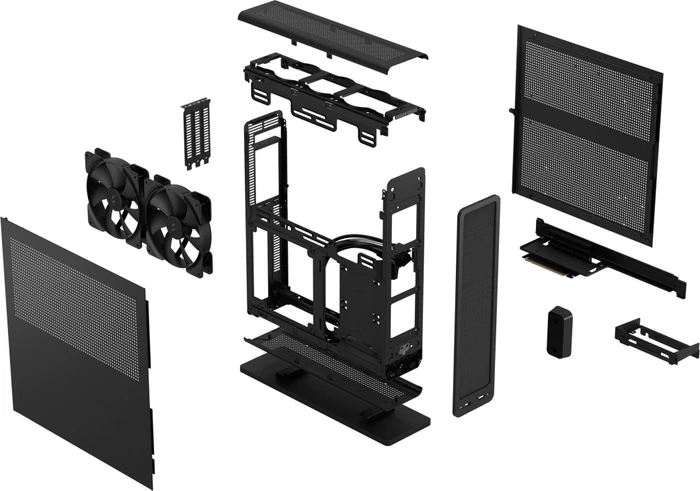 Fractal Design Ridge, schwarz, PCIe 4.0, Mini-ITX